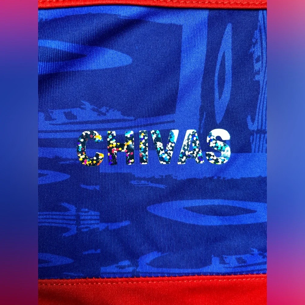 Vintage Chivas Of Guadalajara Caliente Football Soccer‎ Jersey Size Men’s LARGE